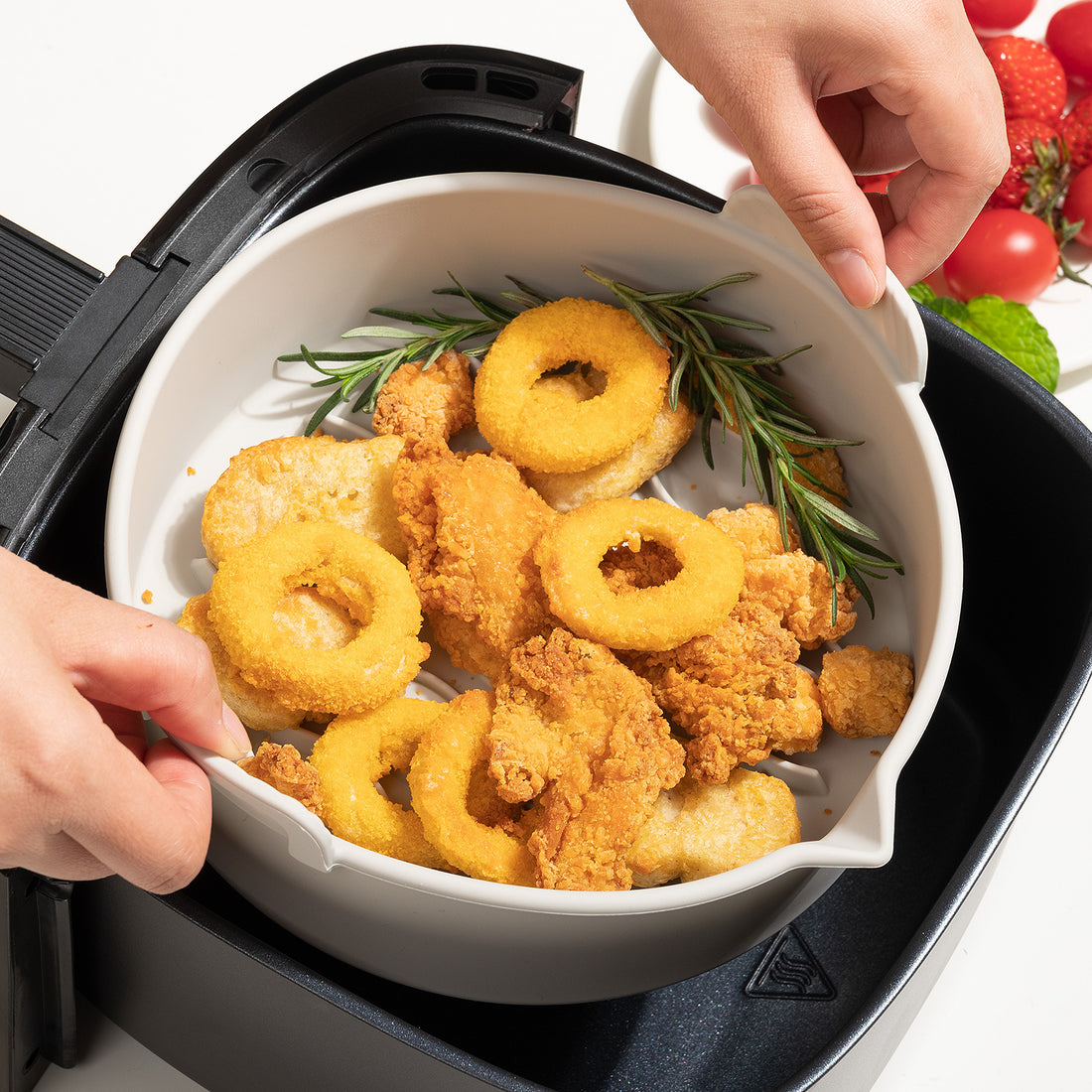 New Air Fryer Silicone Baking Tray