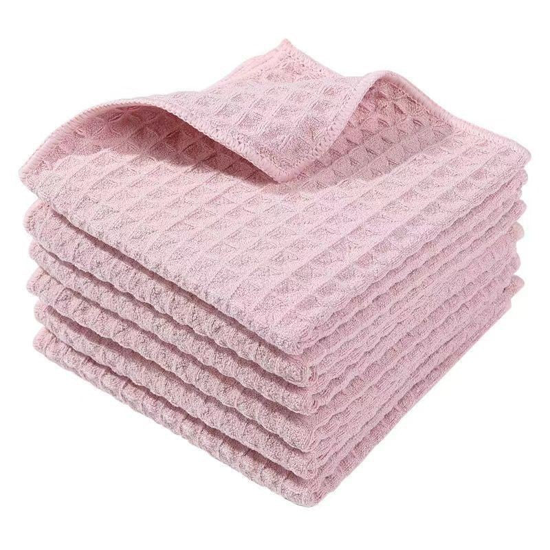 Waffle Kitchen Absorbent Lint-free Dishcloth