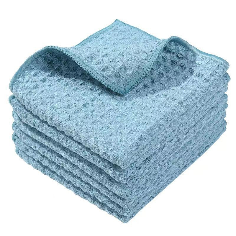 Waffle Kitchen Absorbent Lint-free Dishcloth