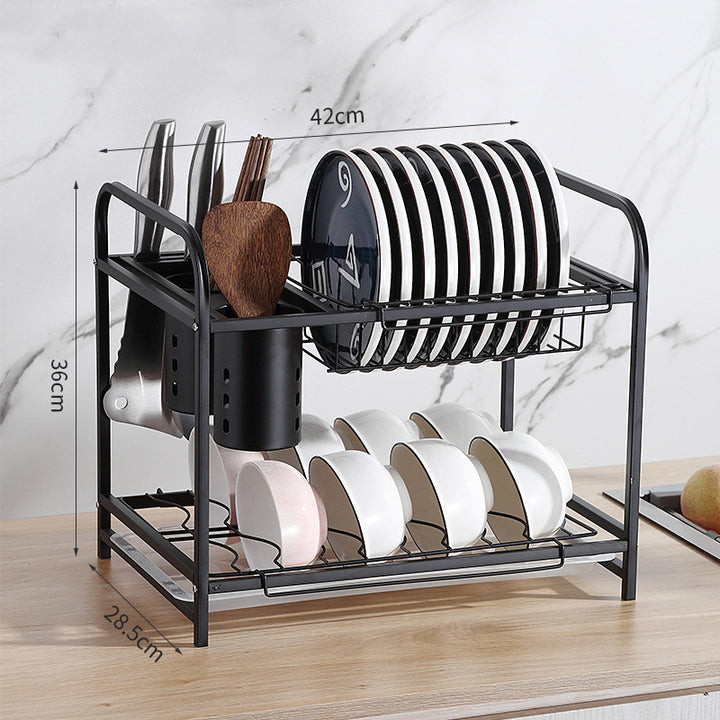 Chopsticks Dish Drain Rack Multifunctional Kitchen Storage Rack