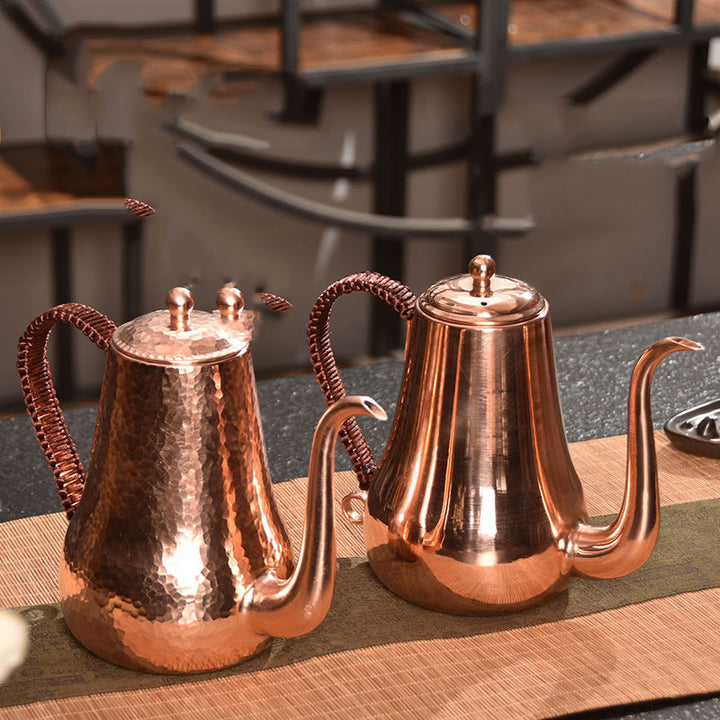 Boutique Hand Beat Coffee Brewing Copper Pot