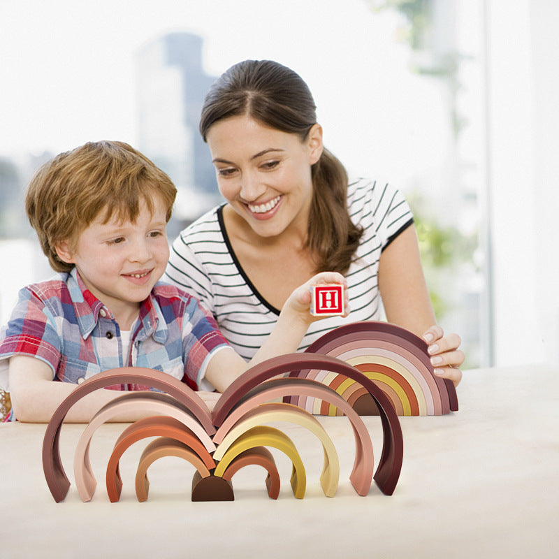 Lernspielzeug aus Silikon für Babys und Kinder