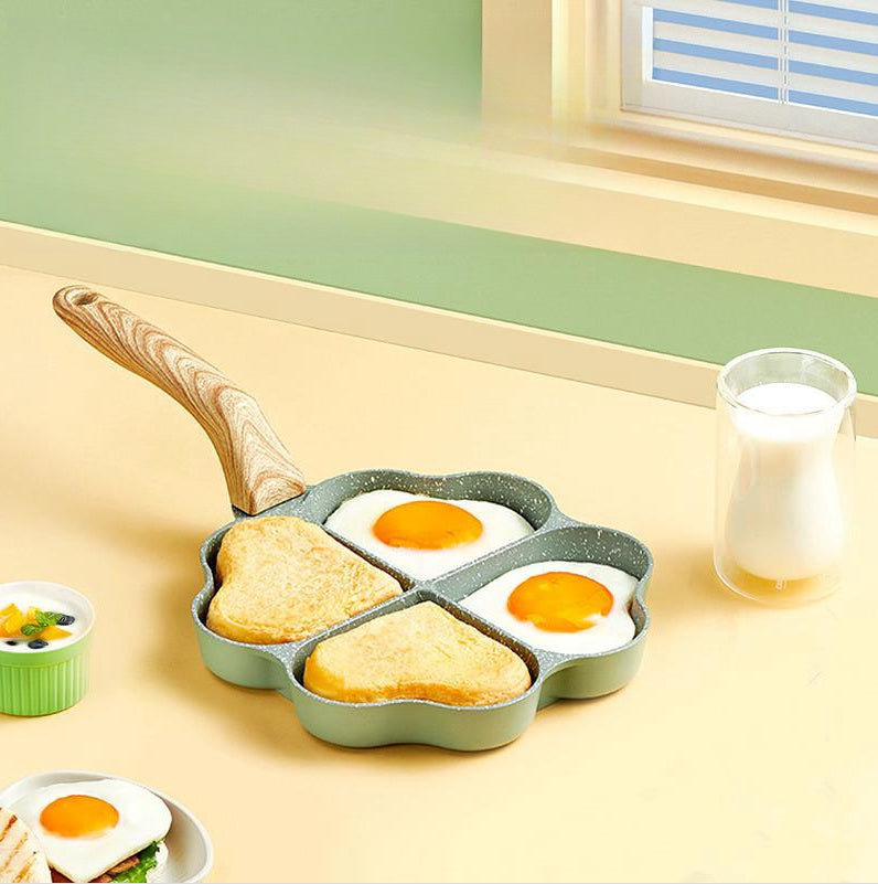 Aluminum Four-hole Frying Pan