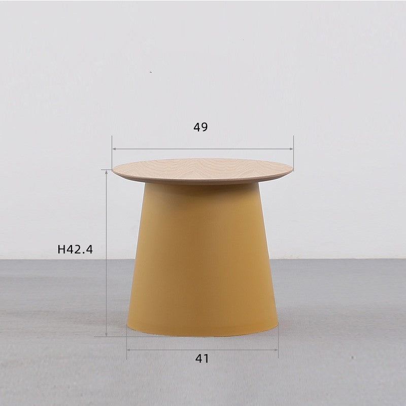 Simple Solid Wood Tea Table Living Room Simple Round Tea Table Sofa Edge Several