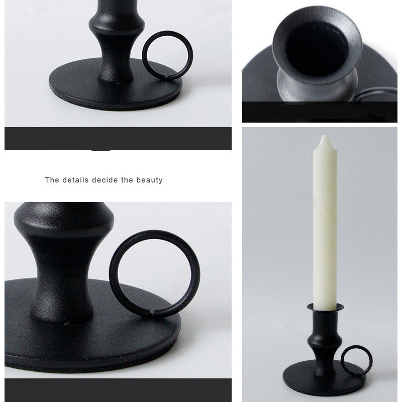 Home Fashion Retro Portable Candle Holder