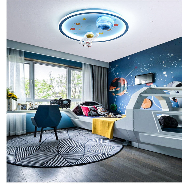 Creative Astronaut Children's Room Ceiling Lamp