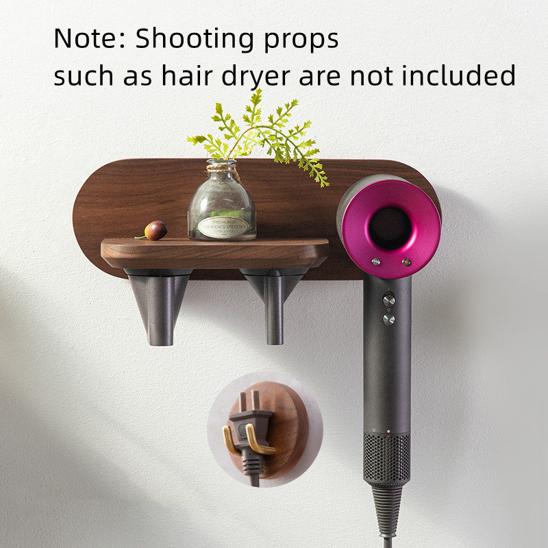 Hair Dryer Rack Hanger Wall-mounted Punch-free Bracket