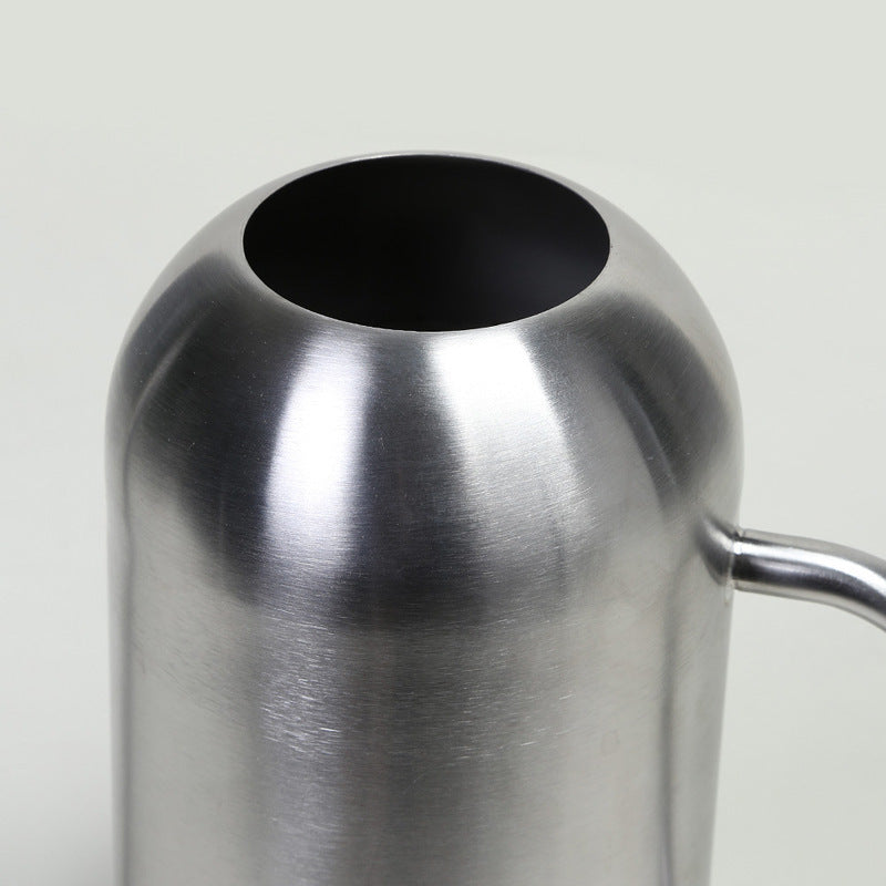 Stainless Steel Long Spout Watering Kettle Metal Indoor And Outdoor