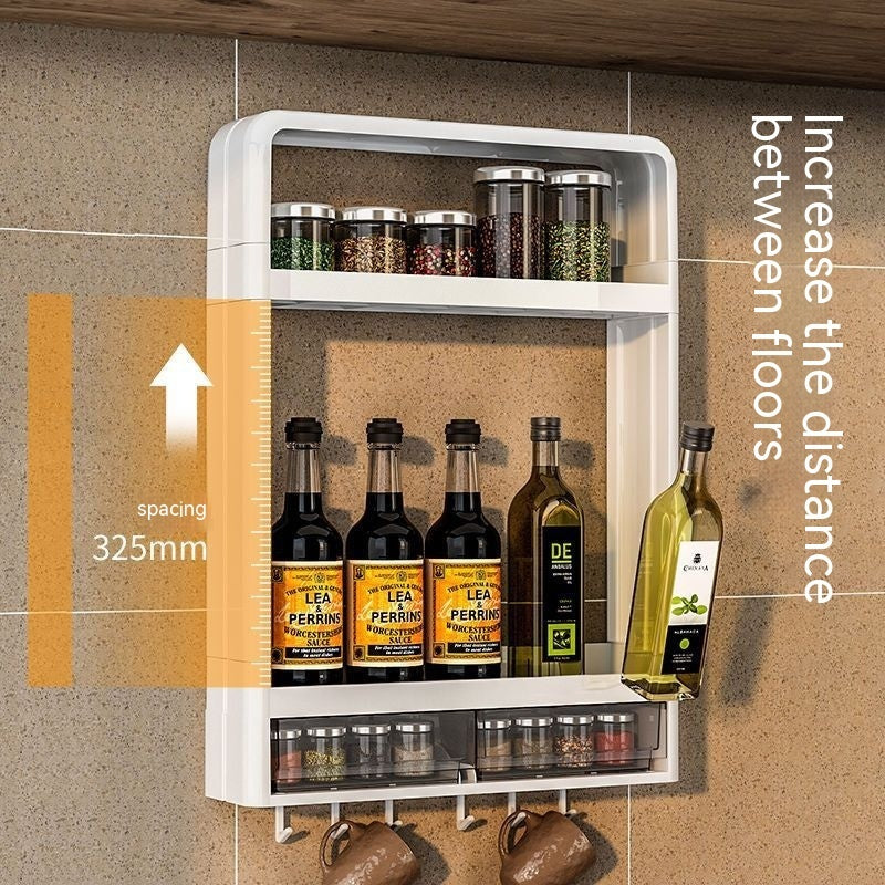 Kitchen Rack Punch-free Wall-mounted Household