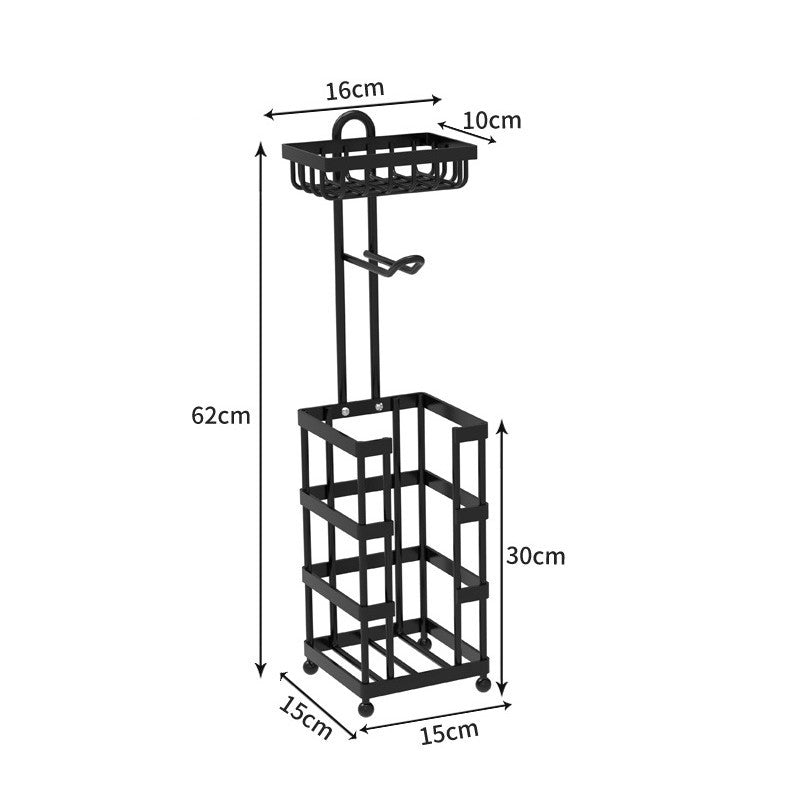 Toilet Paper Roll Holder Stainless Floor Rack