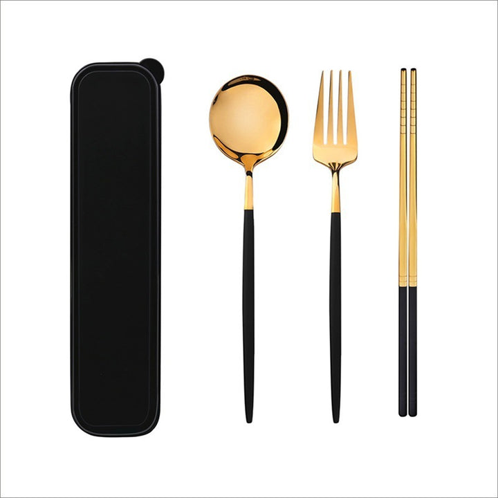 Cutlery Knife Fork Spoon Dinnerware Set With Box Household Dinner Tools