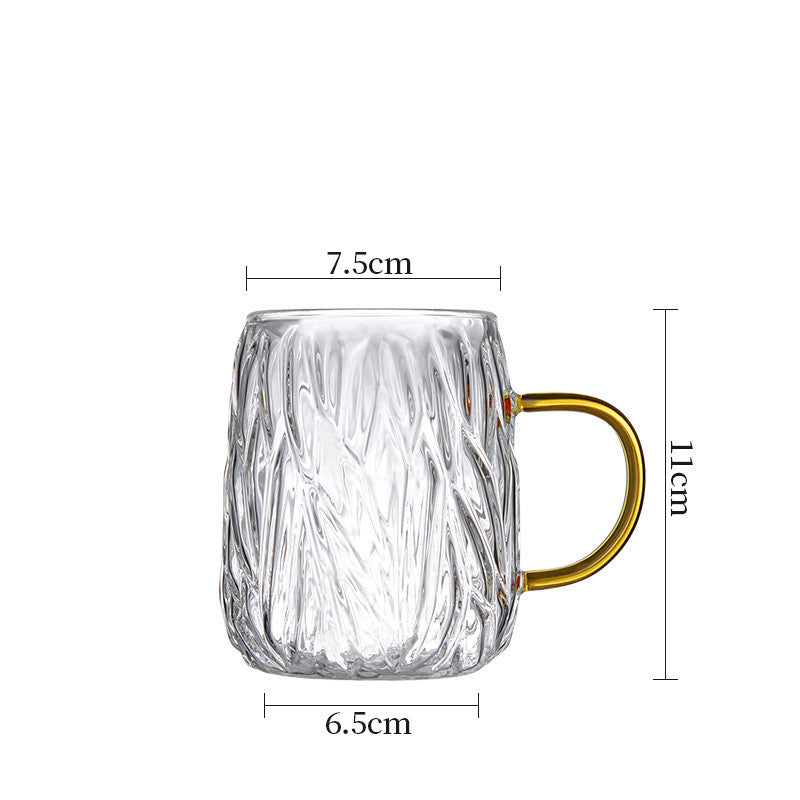 Coffee Glass Hanging Ear Cup Couple Water Cup A Pair Wine Glasses High Tea Cup