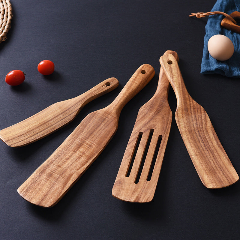 Spatule en teck pour cuisine domestique