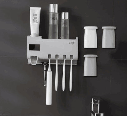 Intelligent Disinfection Wall-mounted Toothbrush Holder