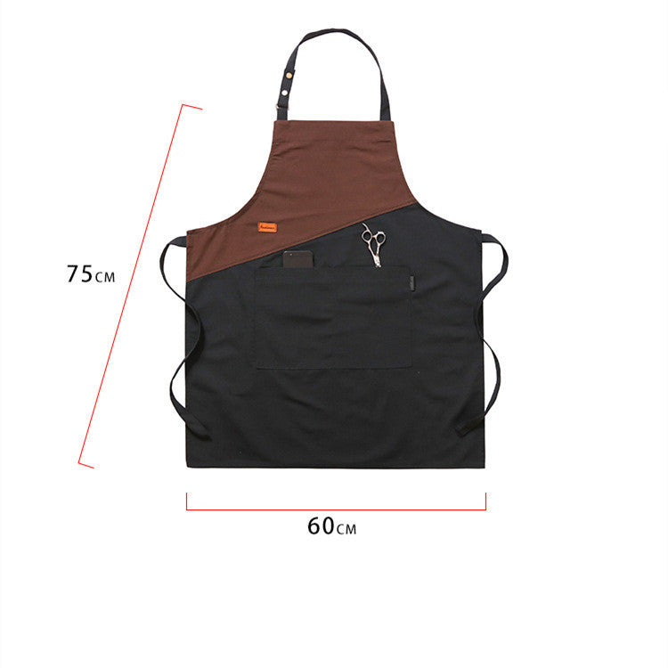 Denim Canvas Sleeveless Apron For Women