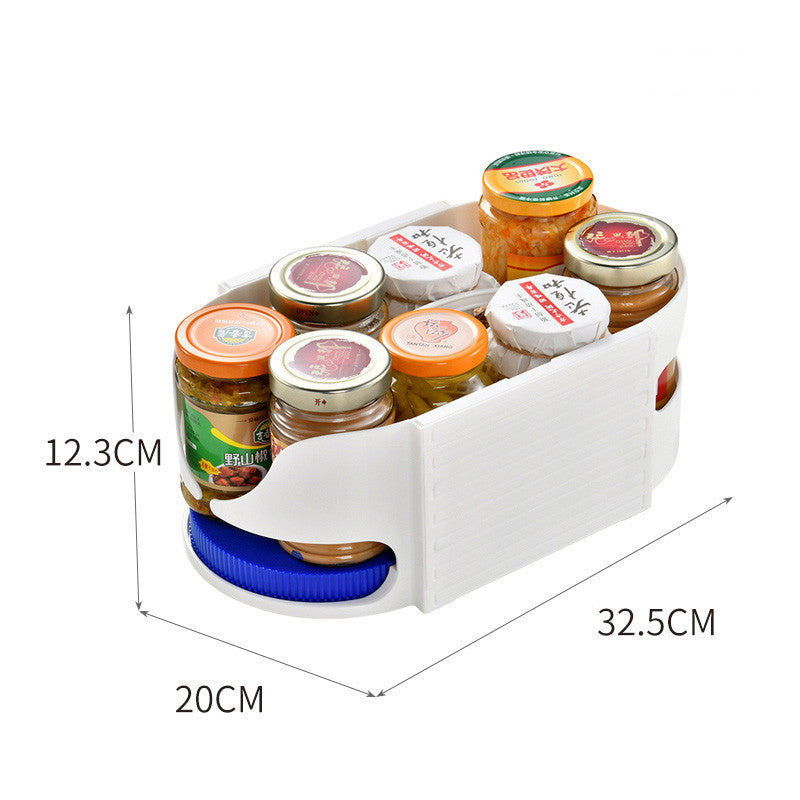 Kitchen Multifunctional Rotating Condiment Seasoning Rack