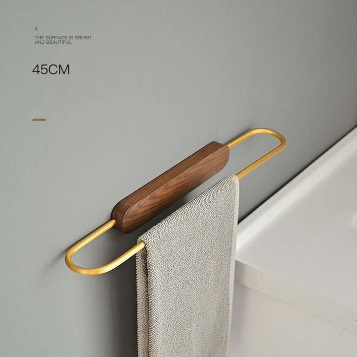 No Punching Towel Rack Light Luxury Bathroom Towel Hanging