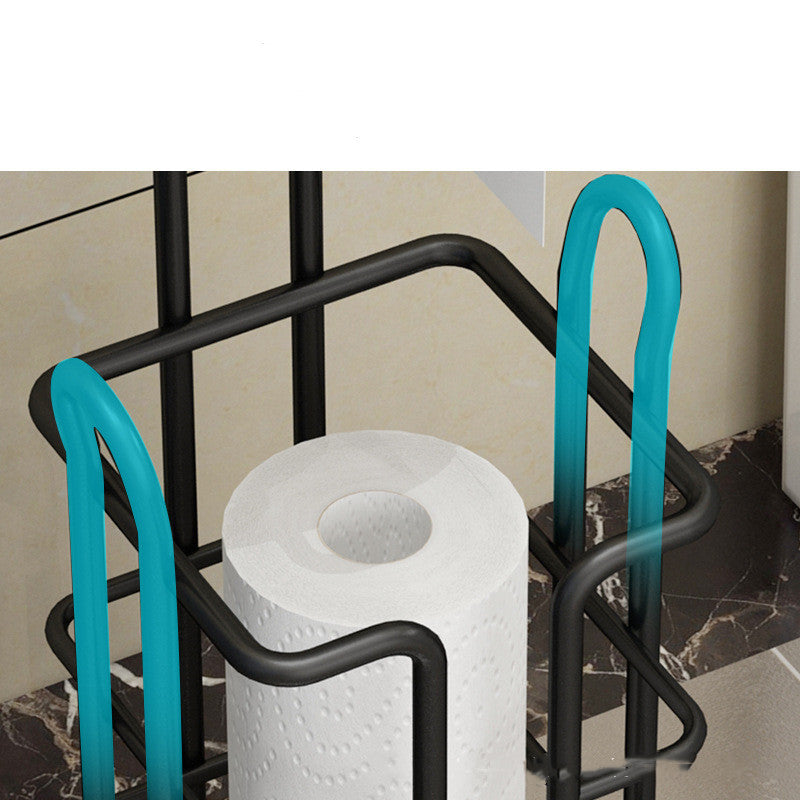 Toilet Paper Roll Holder Stainless Floor Rack