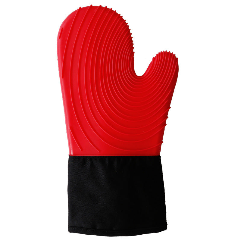 Thick Silicone Gloves, Anti-scalding And Heat Insulation For Microwave Oven And Oven