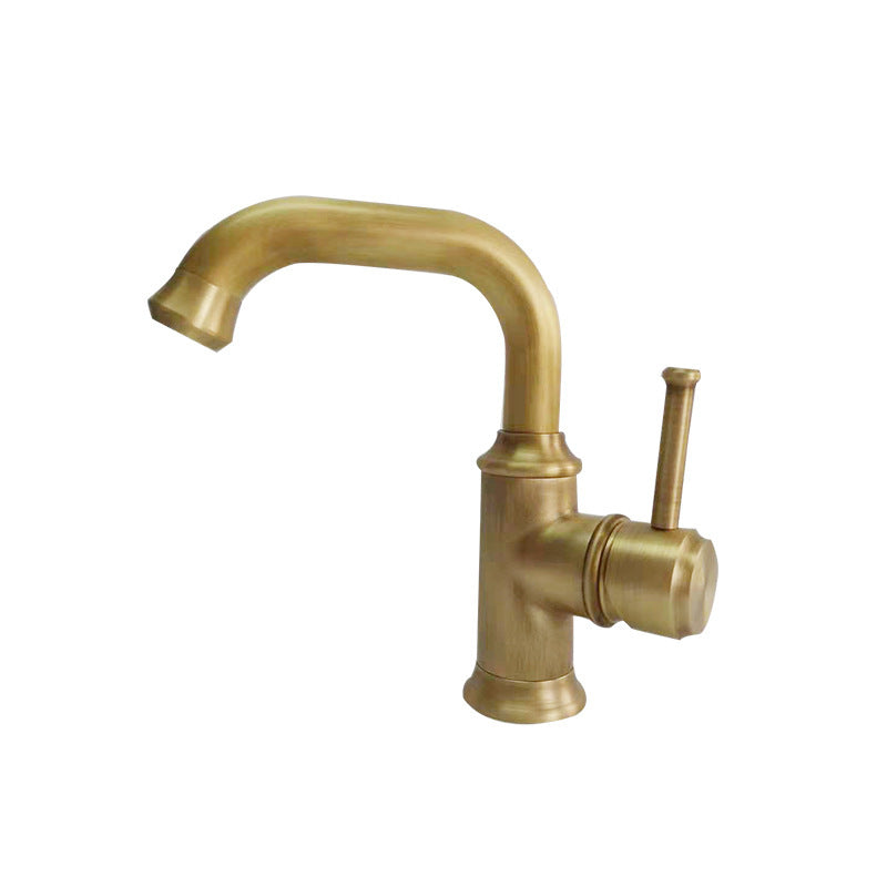 Bathroom Swivel Full Copper Antique Faucet