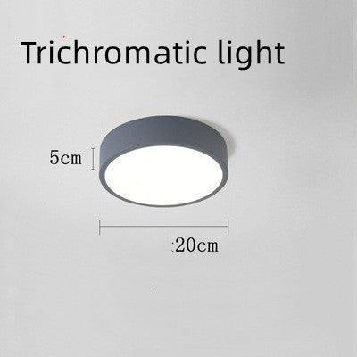 Plafonnier LED nordique simple pour salon et chambre à coucher