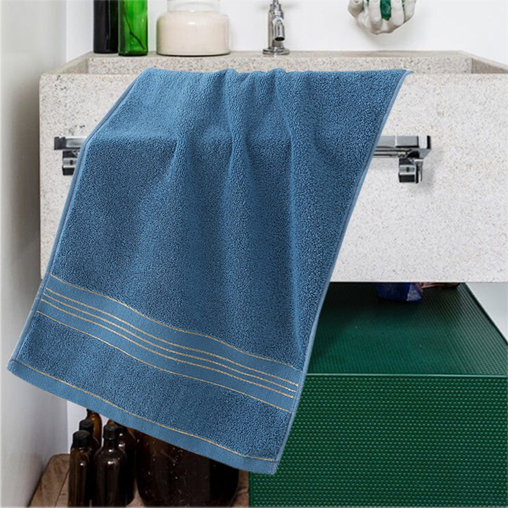 Serviette en coton épais absorbante pour le lavage du visage, serviette cadeau brodée