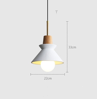 Lustre de chevet de chambre minimaliste danois petit lustre créatif moderne