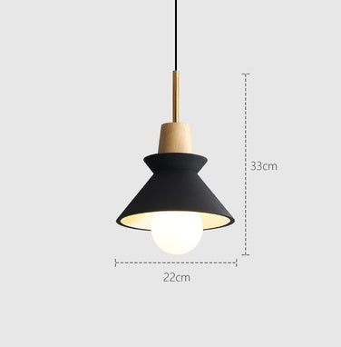 Lustre de chevet de chambre minimaliste danois petit lustre créatif moderne