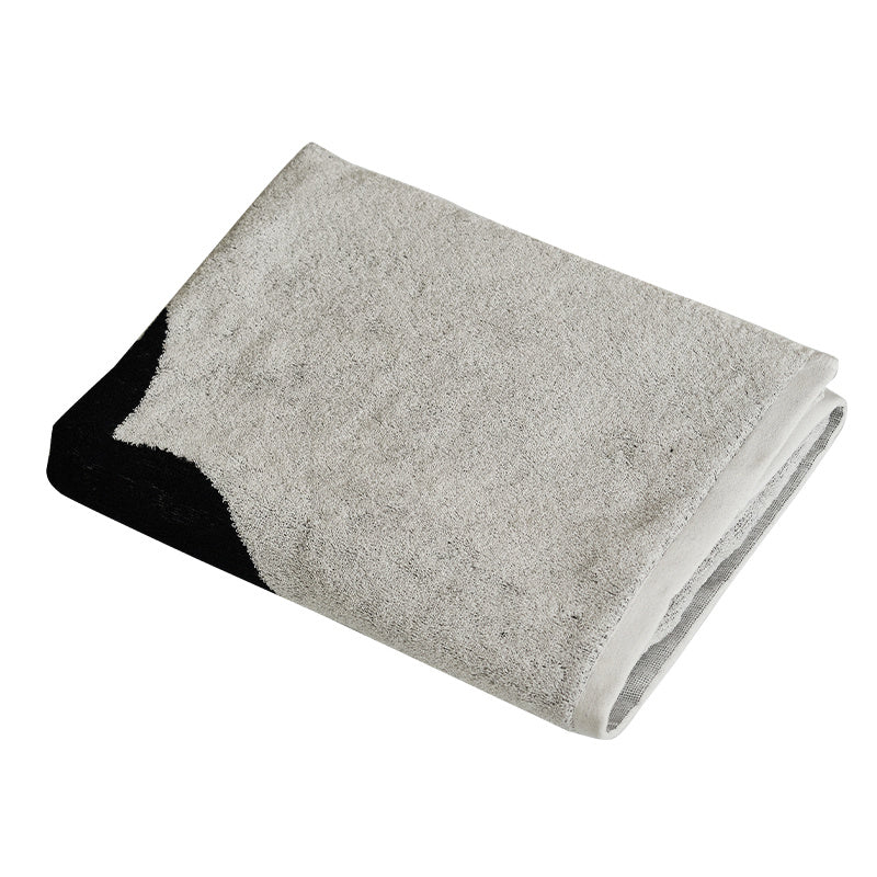 Serviette de toilette en coton peigné Serviette de bain absorbante