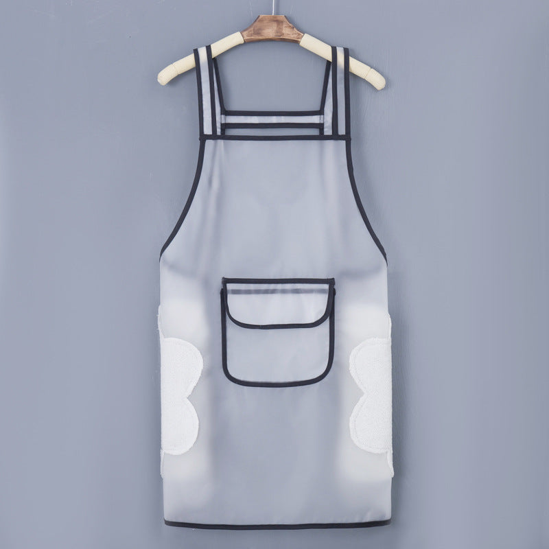 Women's Fashionable Home Kitchen Cooking Waterproof And Oil-proof Apron