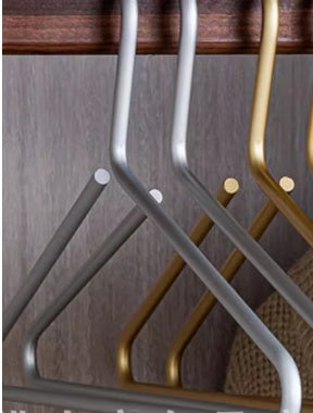 Solid Thickened Aluminum Coat Hanger For Household Use