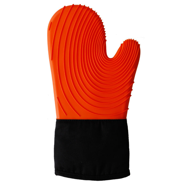 Thick Silicone Gloves, Anti-scalding And Heat Insulation For Microwave Oven And Oven