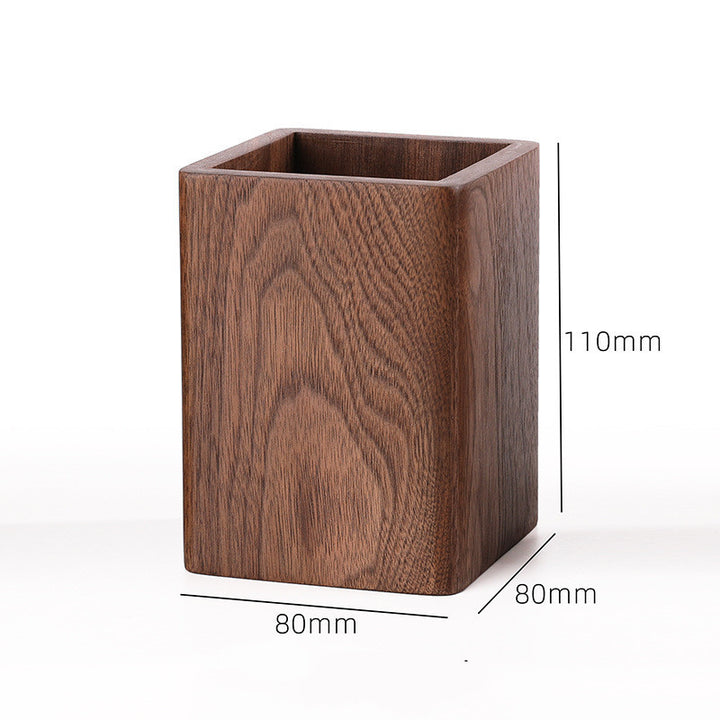 Bamboo pen holder stationery