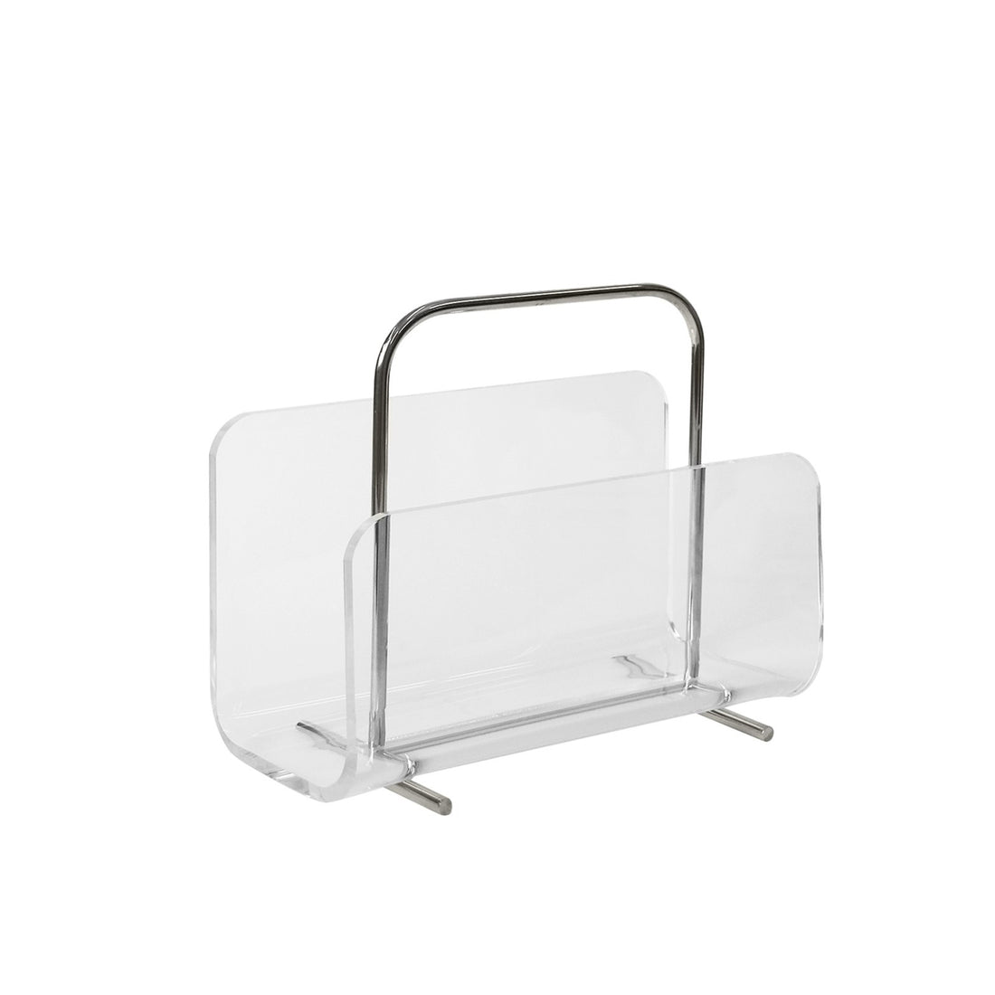 Acrylic Portable Magazine Rack Ins Style Desktop Storage