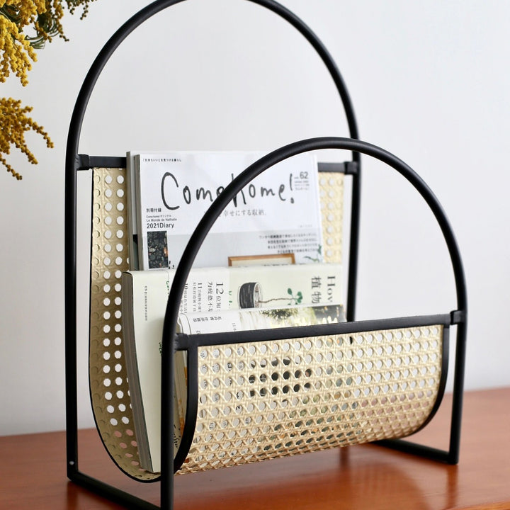 Retro Living Room Sofa Storage INS Cafe Magazine Rack