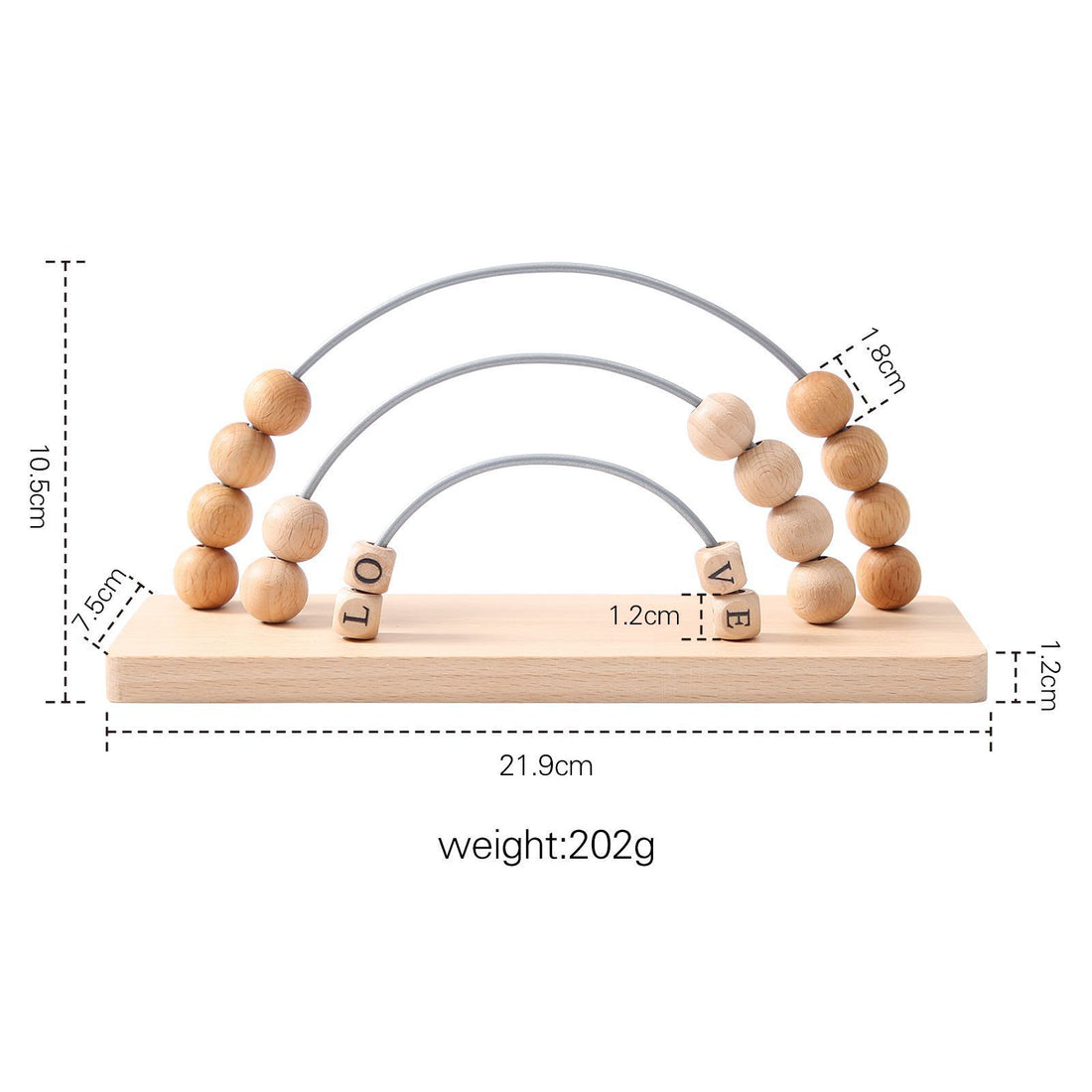 Montessori Wooden Student Counter Toy