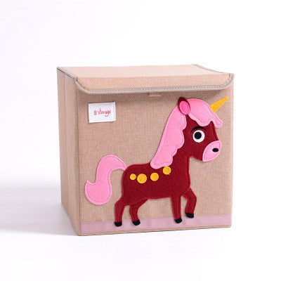 Fabric Children's Folding Toy Storage Box