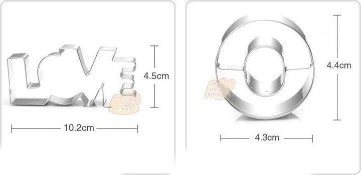 Stainless Steel Cookie Cutter Valentine's Day Series