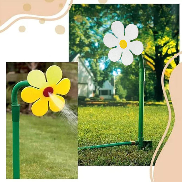 Arroseur de jardin Arroseur en plastique Arroseur de tournesol Outil de travail de jardin Arroseurs réglables et tuyaux d'arrosage