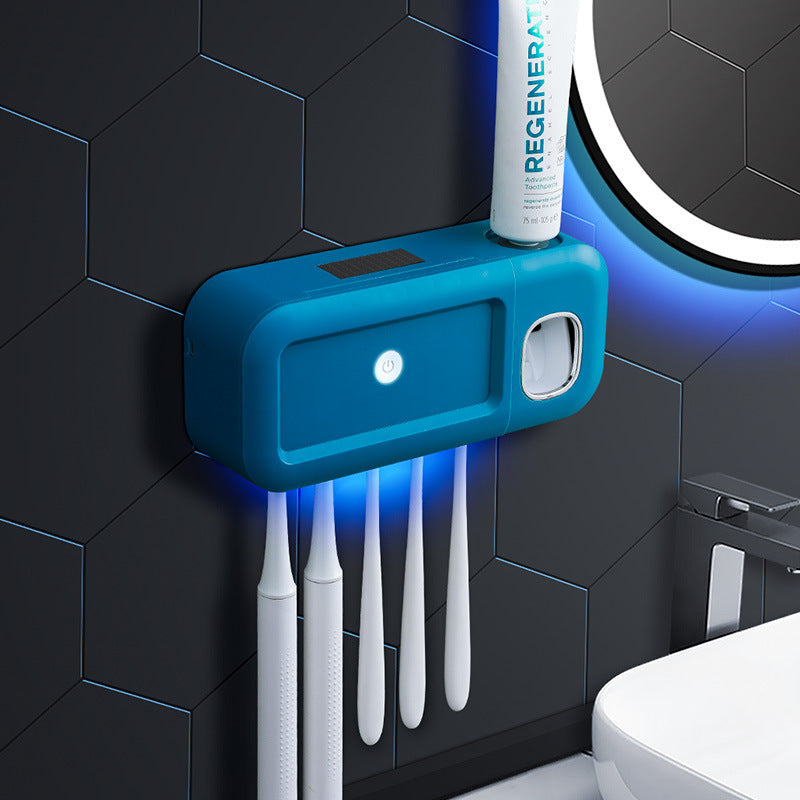 Punch-free Multifunctional Disinfection Toothbrush Holder