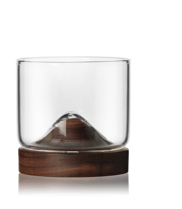 High Borosilicate Glass Water Cup Mountain Style Tea Cup