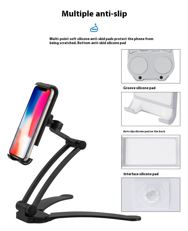 Aluminum Alloy Desktop Wall-mounted Kitchen Mobile Phone Holder