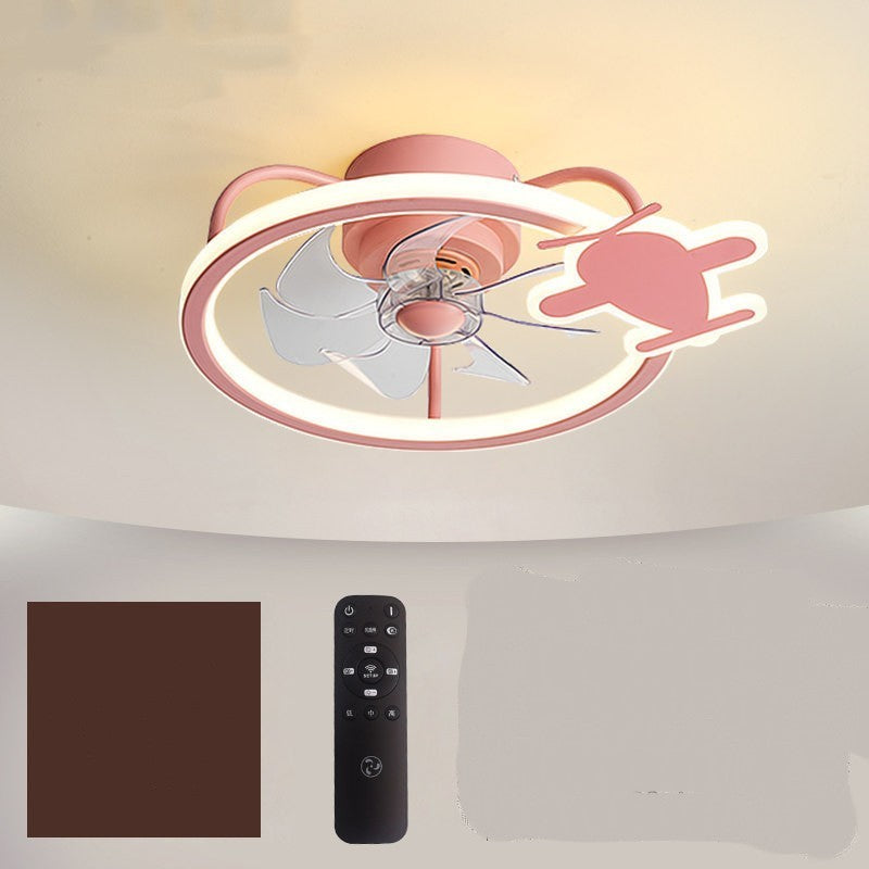 Nordic Einfache Haushalt Elektrische Fan Kronleuchter Kinder Fan Lampe Schlafzimmer Decke Fan Lampe