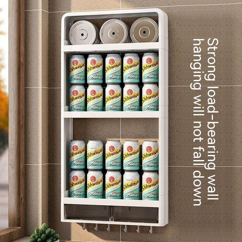 Kitchen Rack Punch-free Wall-mounted Household