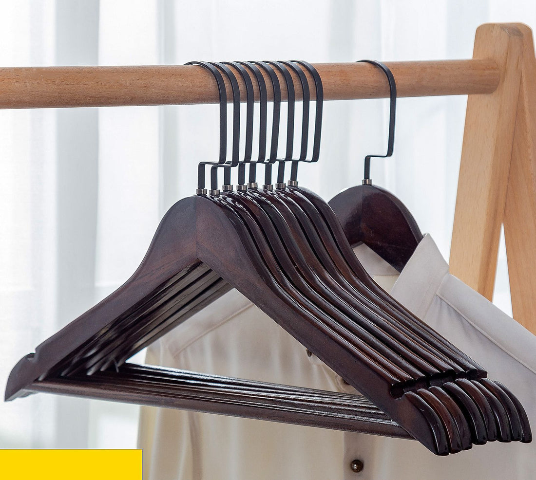 Non-marking Wooden Non-slip Hanger For Supporting Clothes