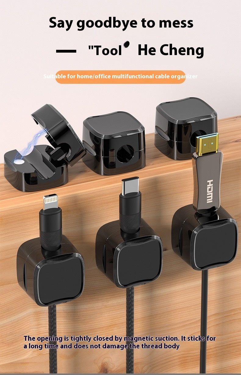 Data Cable Container Office Desktop Simple Cable Winder