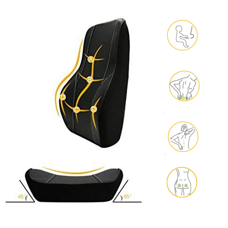 Slow Rebound Memory Foam Car Lumbar Support Office