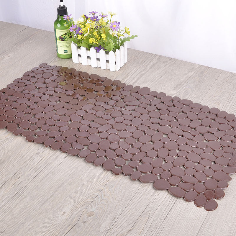 Pebble Environmental Protection PVC Bathroom Non-Slip Mat Bath Mat