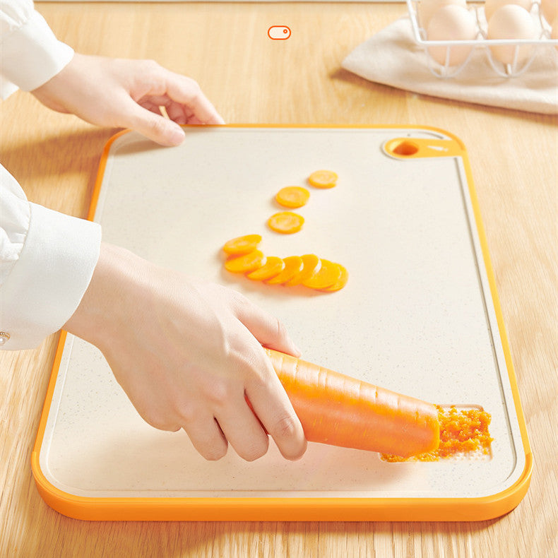 Vegetable Plate Household Cutting Board Plastic Fruit Sticky Board Set