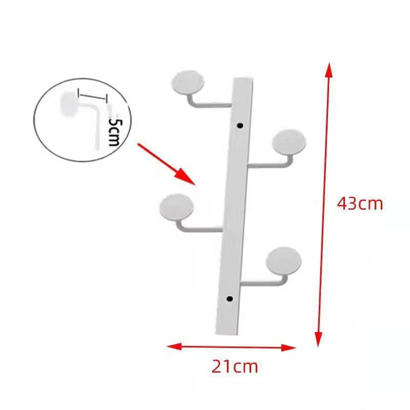 Punch-free Hook Entrance Decoration Wall Hanger Coat Rack